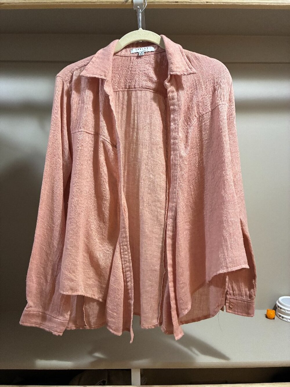 Womens soft, pink blouse